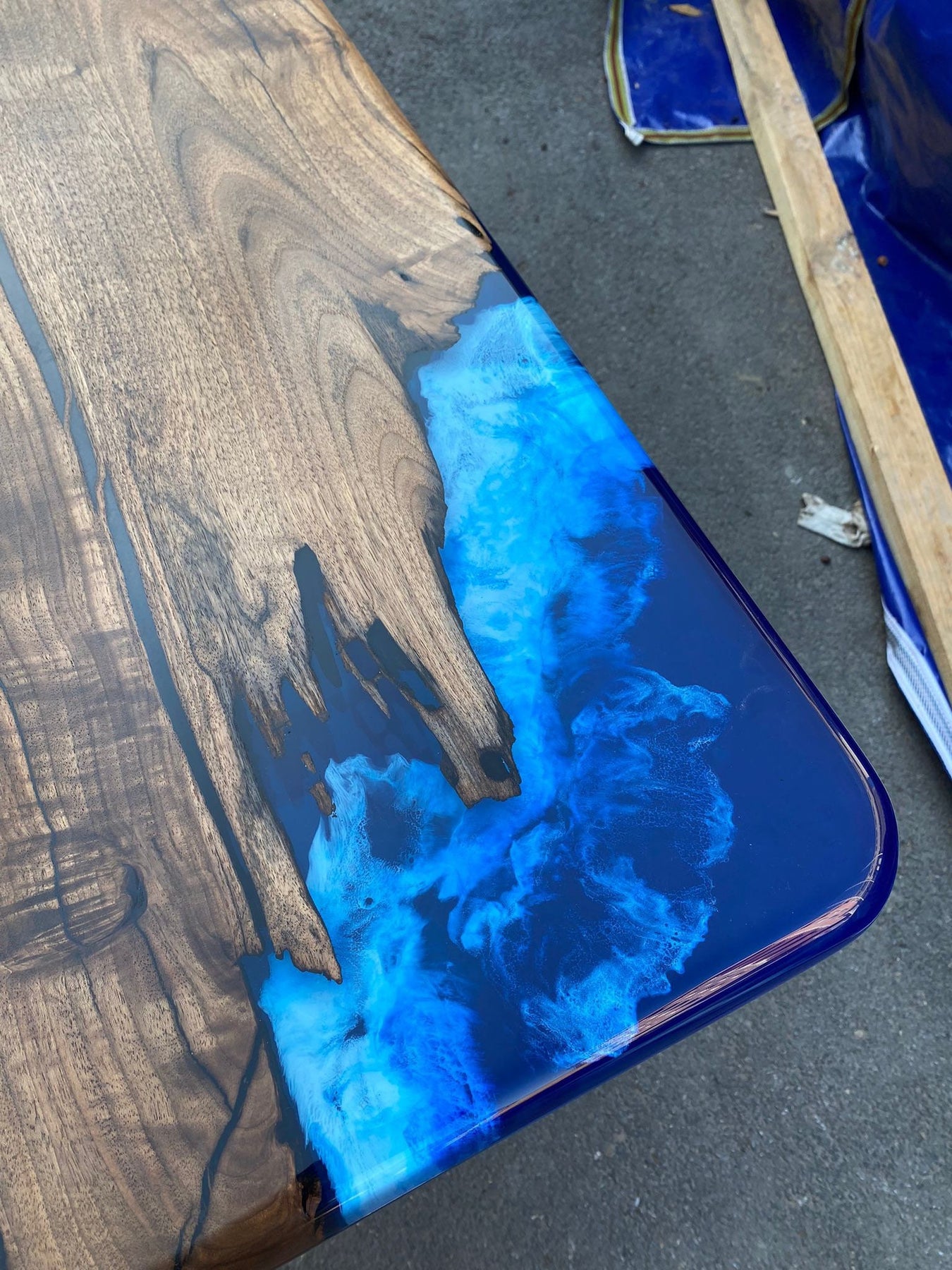 Blue, Green, Turquoise Epoxy