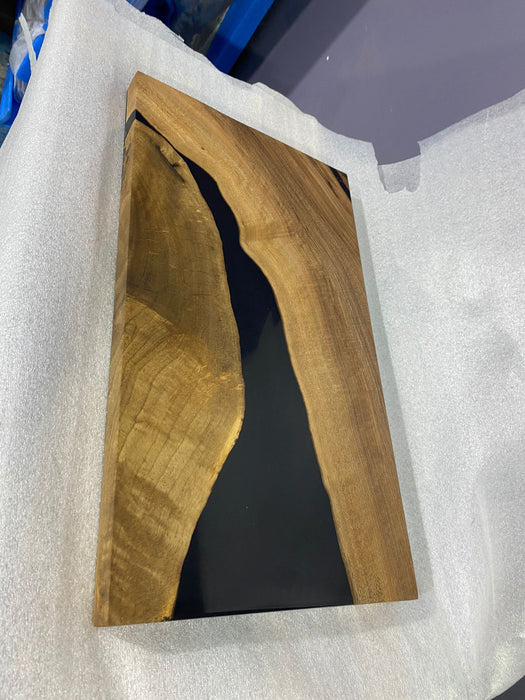 Custom 18”x 10”Walnut Wood, Epoxy Resin Table, Handmade Epoxy River Table, Custom Walnut Epoxy Table, Unique  Epoxy Table for Peggy5